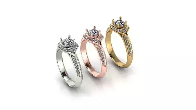 Special designed women solitaire ring