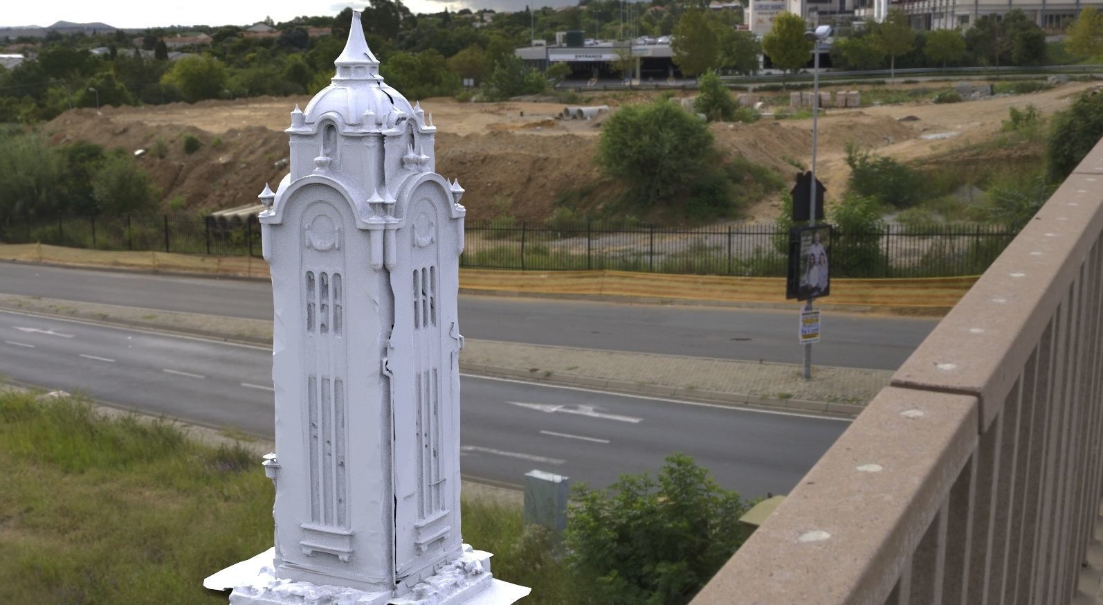 City Library Tower 3D model_2