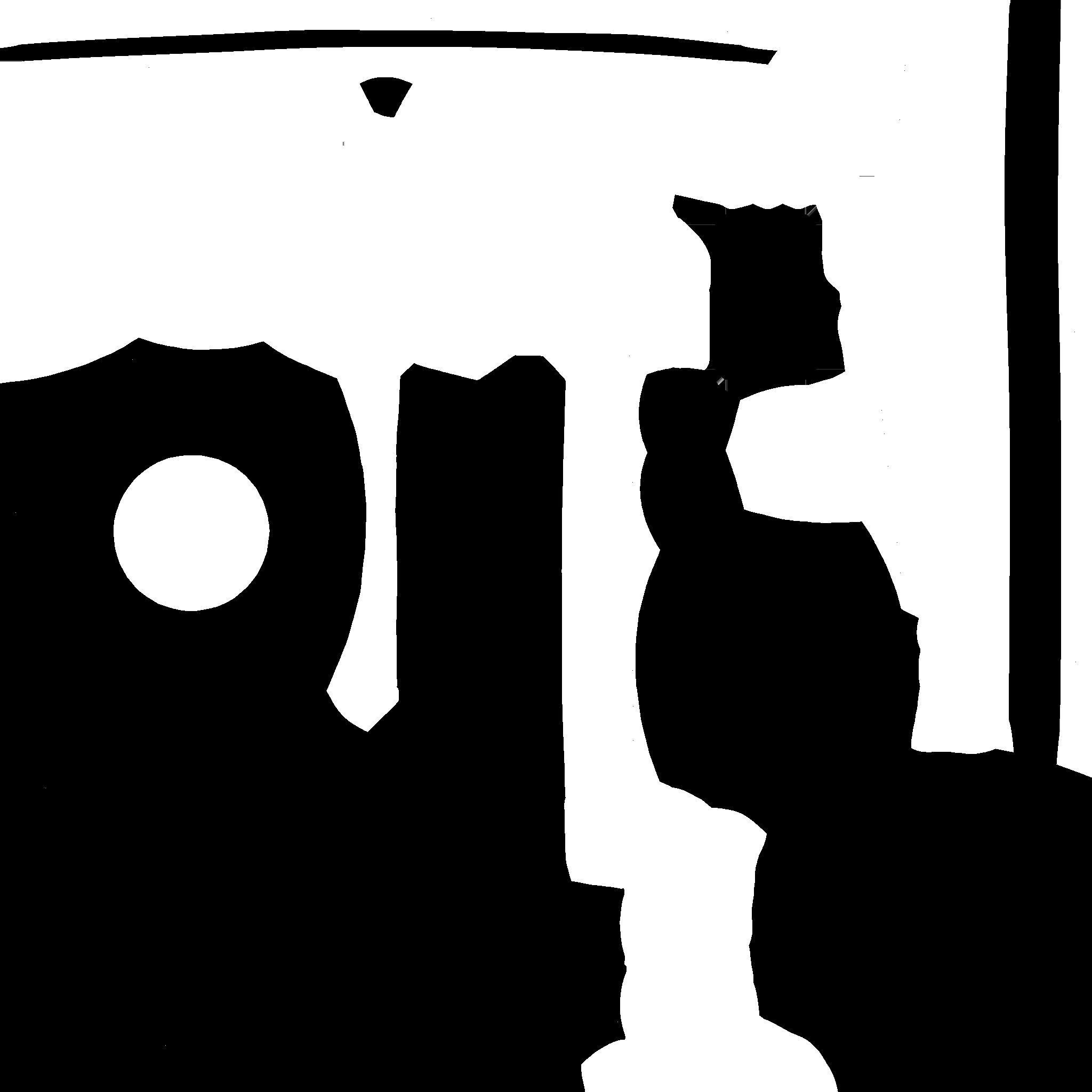 Steampunk Hat 05 Silver Black - SciFi Character Design Low-poly 3D model_19