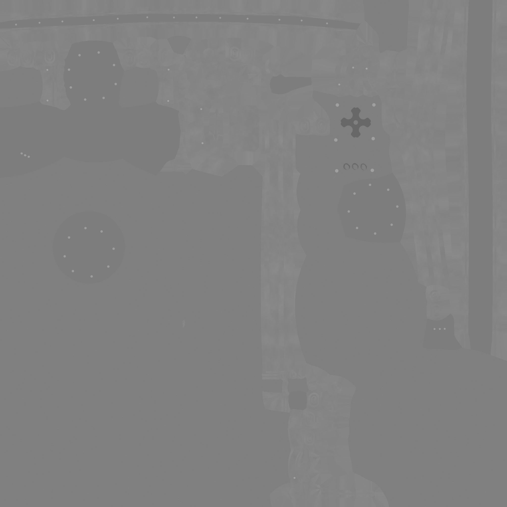 Steampunk Hat 06 Wood - SciFi Character Design Low-poly 3D model_17