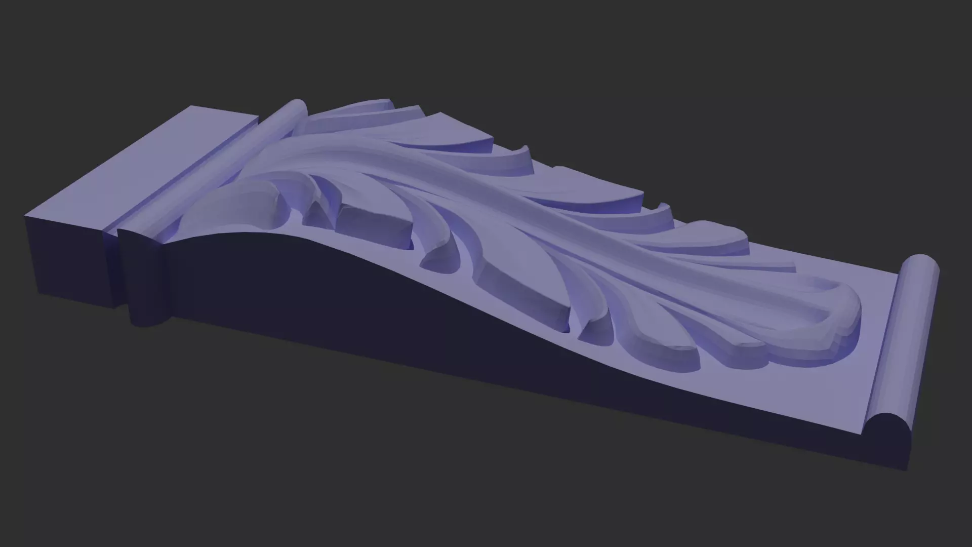 Decorative Bracket 3D print model