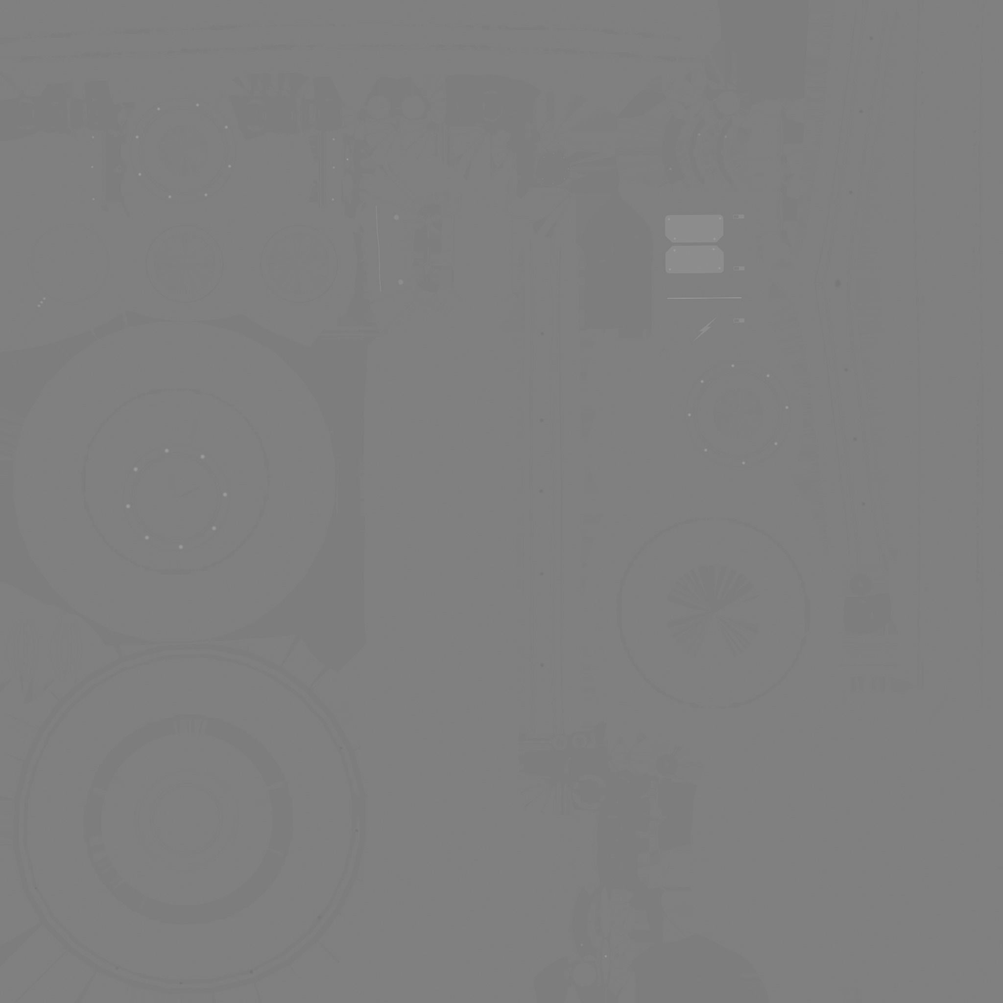 Steampunk Hat 08 Gray Steel - SciFi Character Design Low-poly 3D model_18