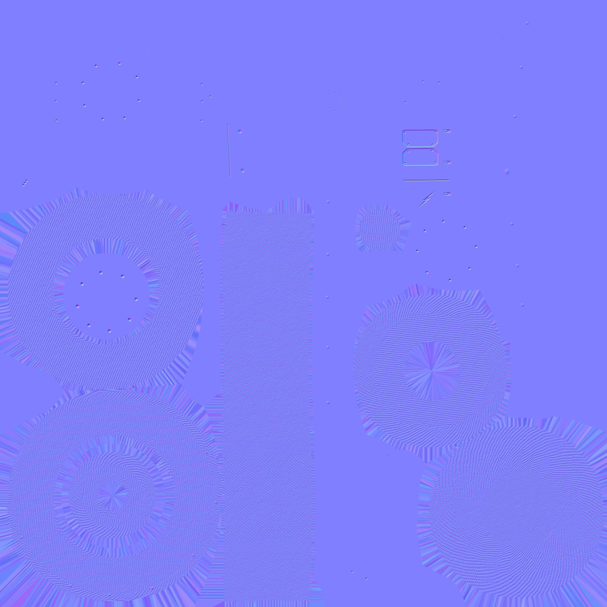 Steampunk Hat 09 Cartoon Purple - SciFi Character Design Low-poly 3D model_20