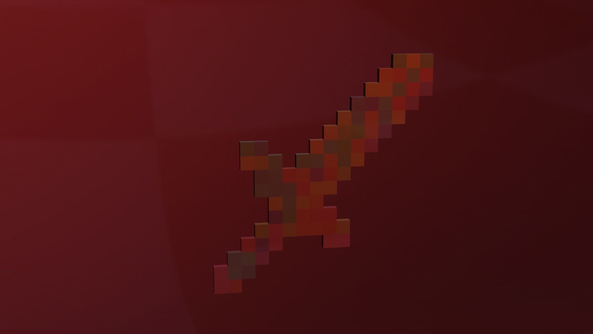 Minecraft Wooden Tools Must Read Description Low-poly 3D model_43