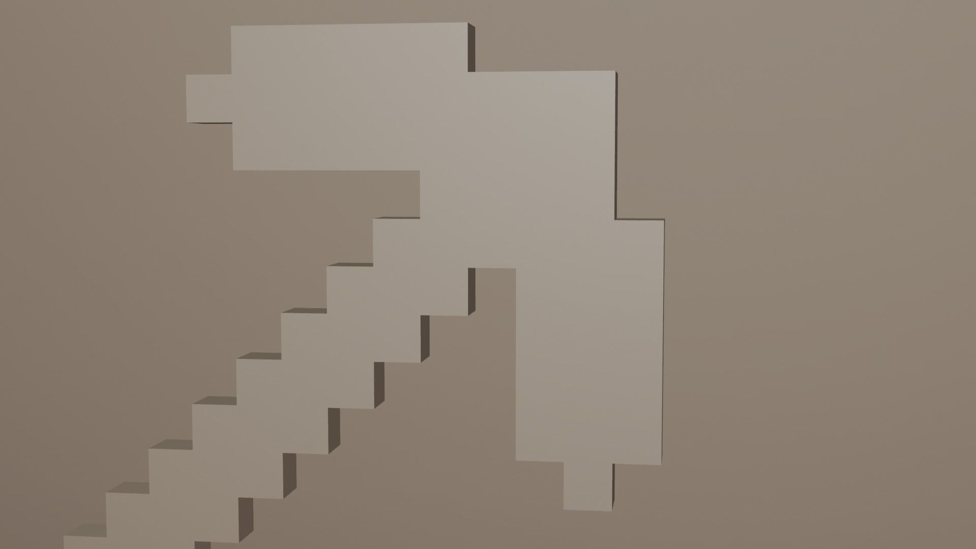 Minecraft Wooden Tools Must Read Description Low-poly 3D model_62