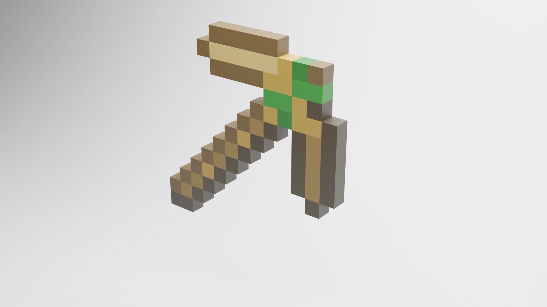 Minecraft Wooden Tools Must Read Description Low-poly 3D model_60