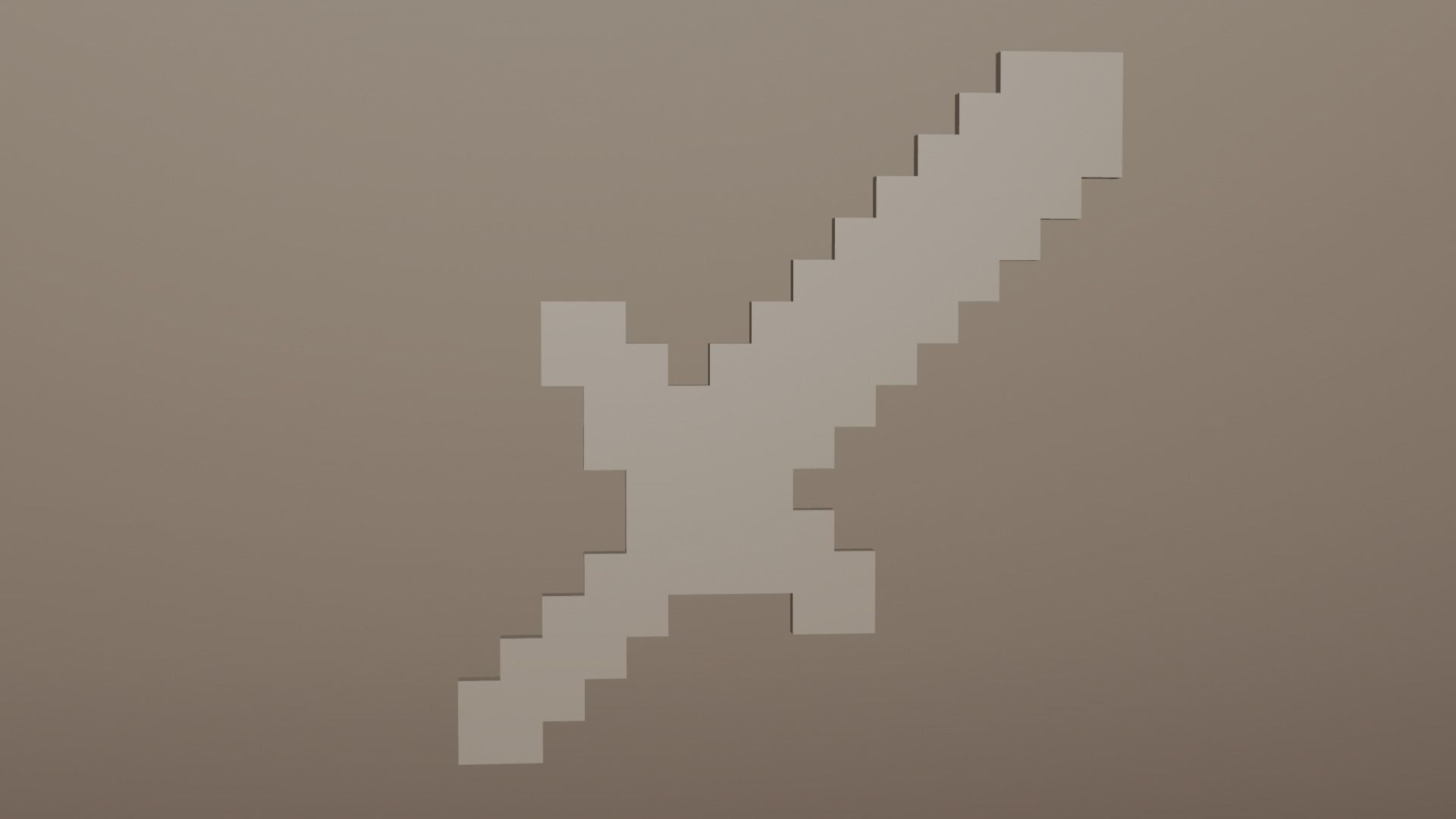 Minecraft Wooden Tools Must Read Description Low-poly 3D model_38