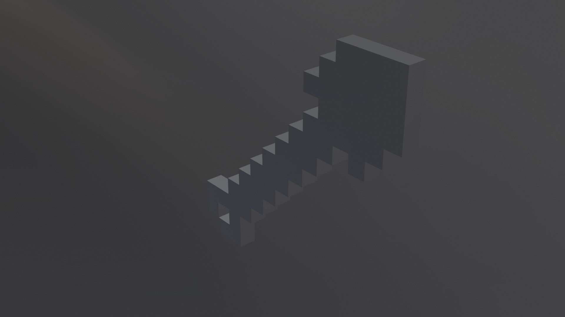 Minecraft Wooden Tools Must Read Description Low-poly 3D model_24