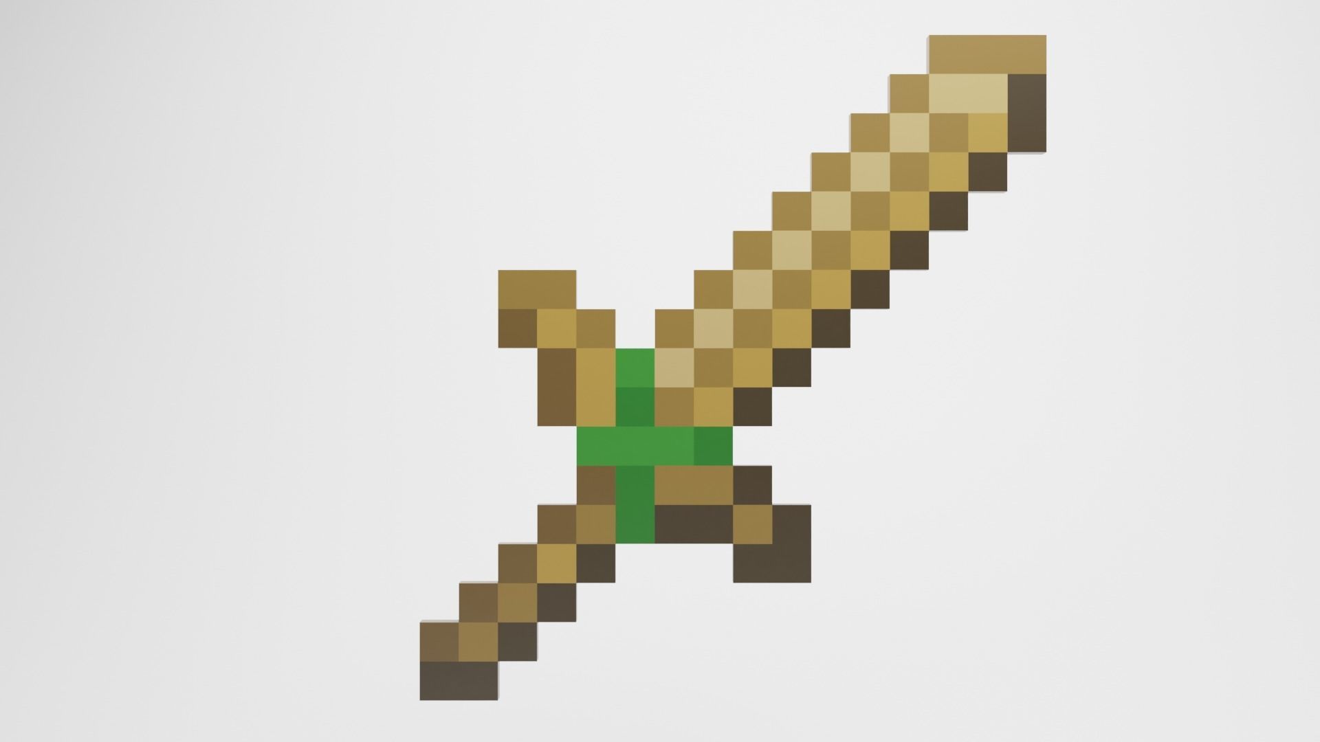 Minecraft Wooden Tools Must Read Description Low-poly 3D model_53