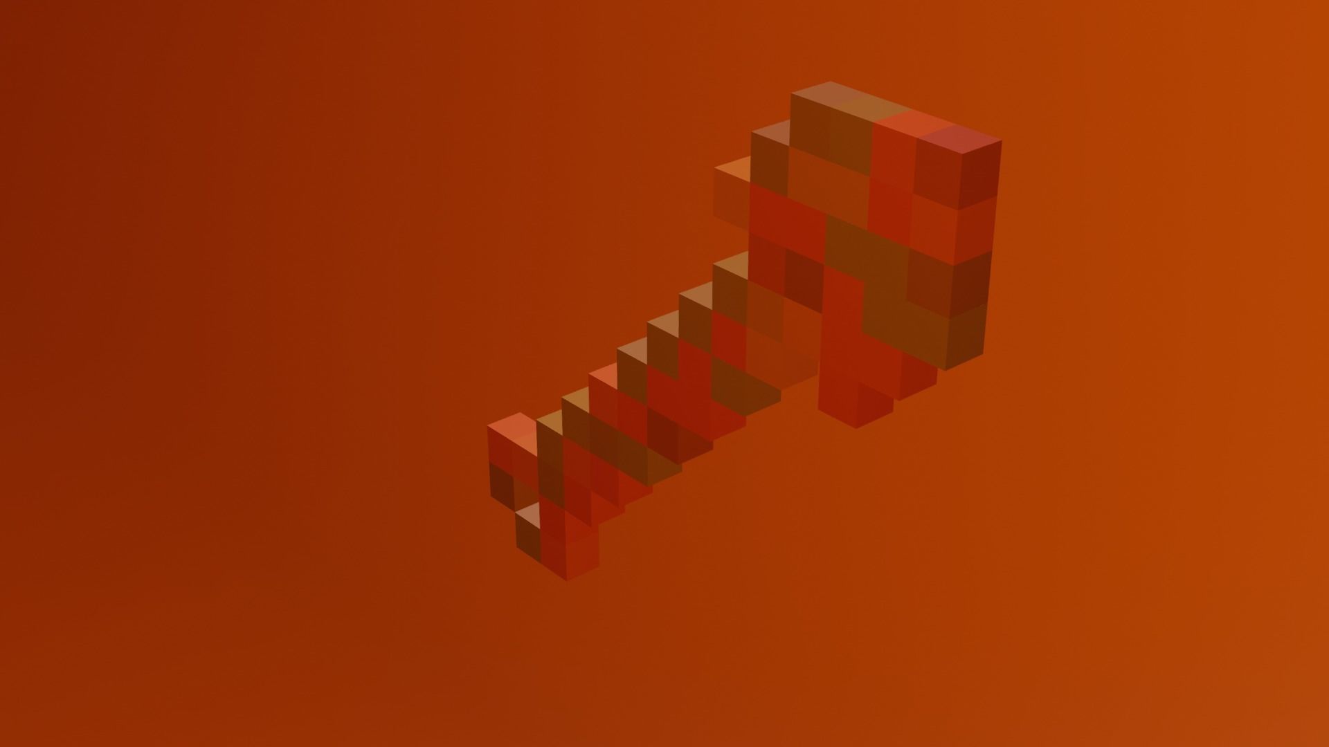 Minecraft Wooden Tools Must Read Description Low-poly 3D model_17