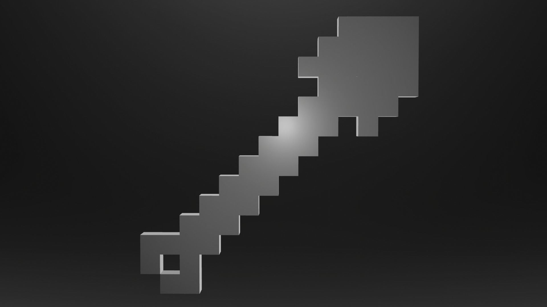 Minecraft Wooden Tools Must Read Description Low-poly 3D model_9