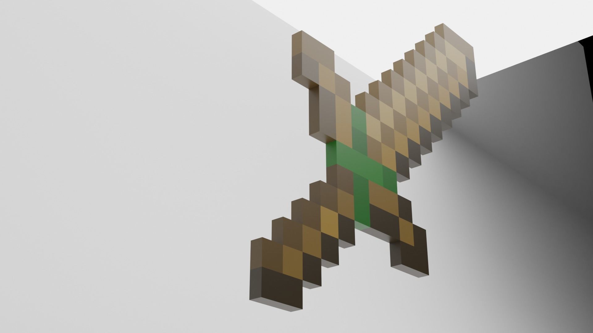 Minecraft Wooden Tools Must Read Description Low-poly 3D model_36