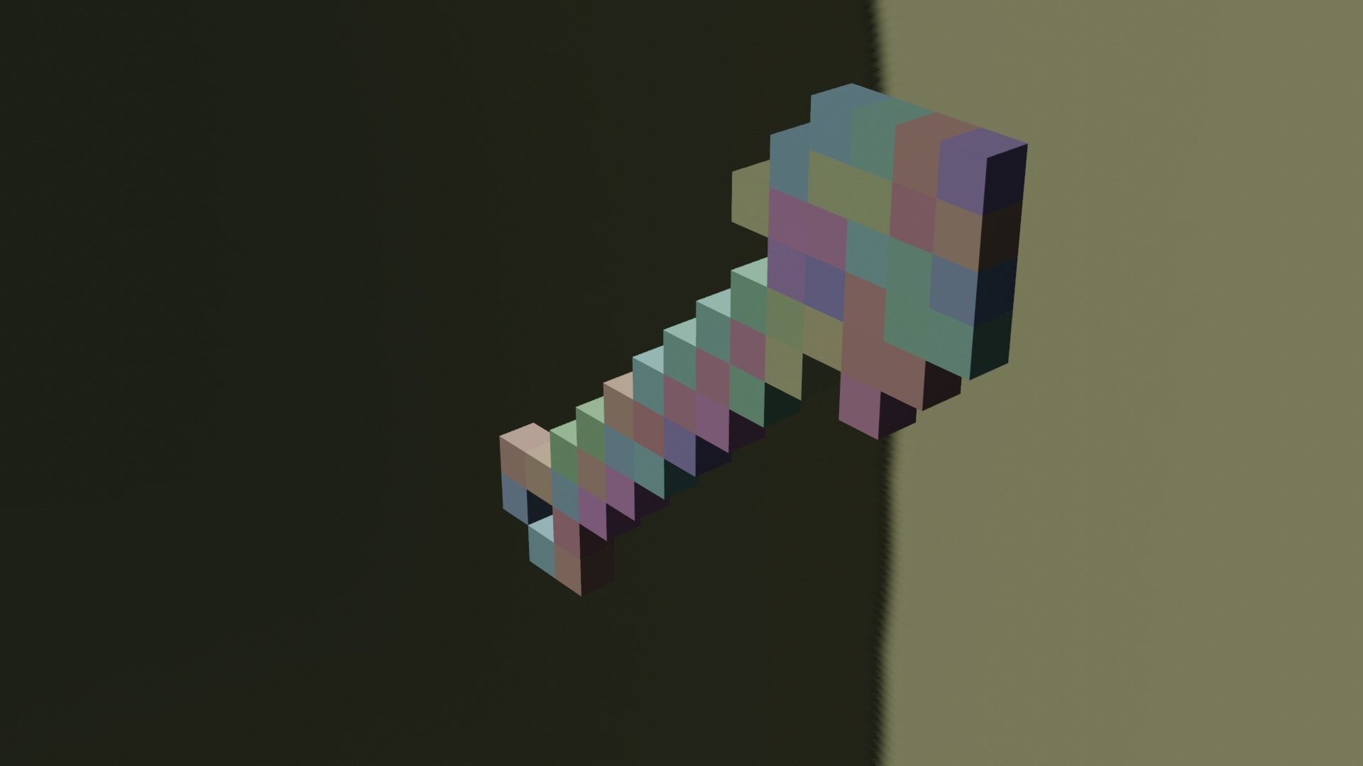 Minecraft Wooden Tools Must Read Description Low-poly 3D model_15