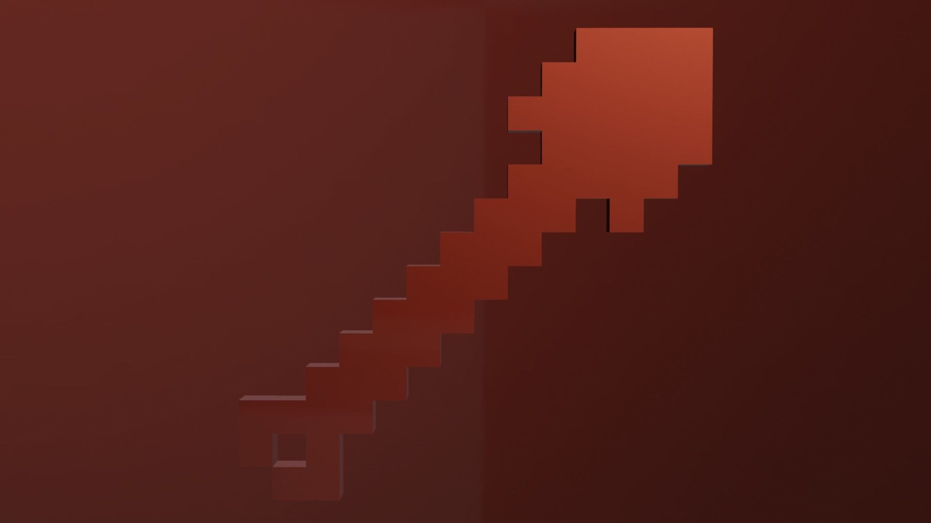 Minecraft Wooden Tools Must Read Description Low-poly 3D model_4