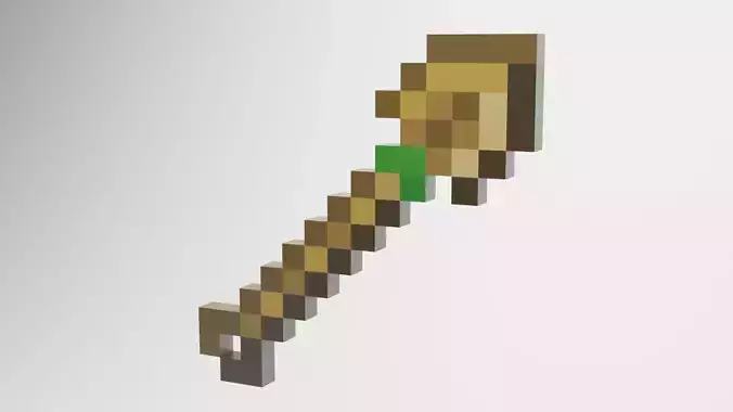 Minecraft Wooden Tools Must Read Description Low-poly 3D model