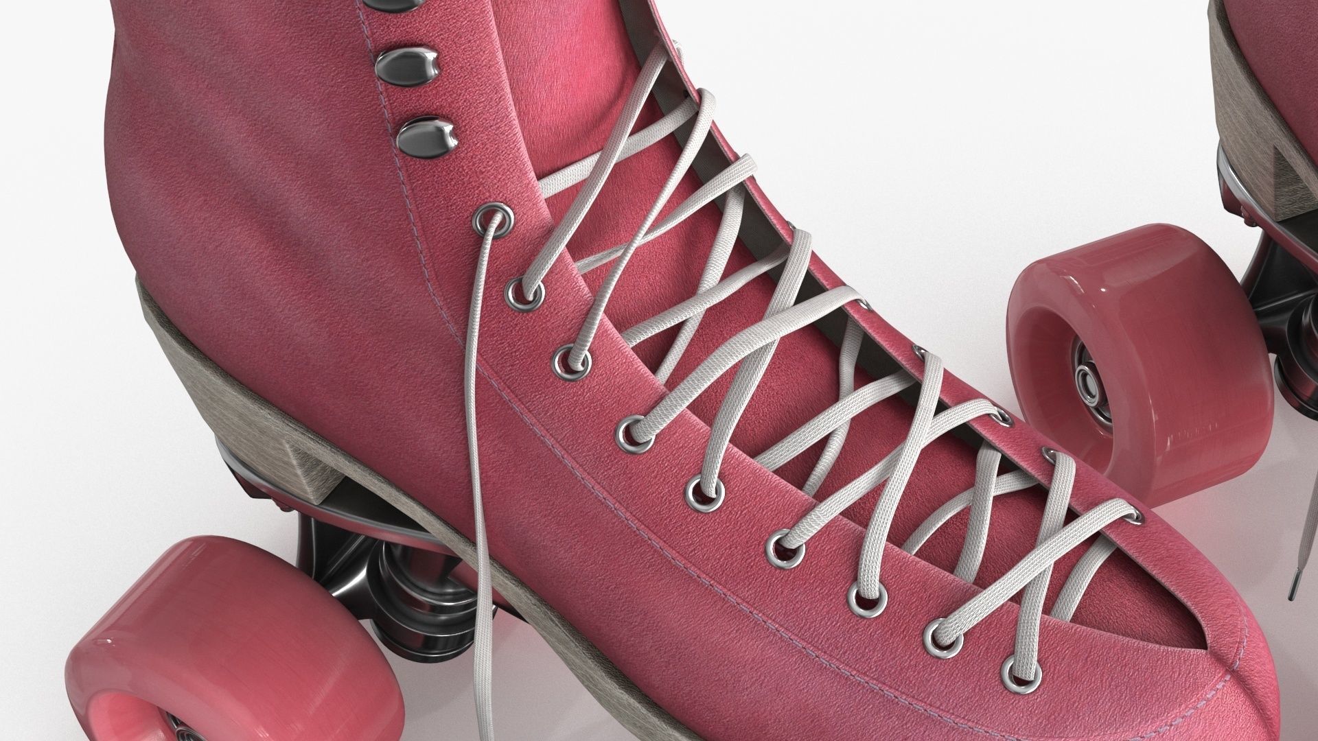 Roller Skates 3D model Low-poly 3D model_3