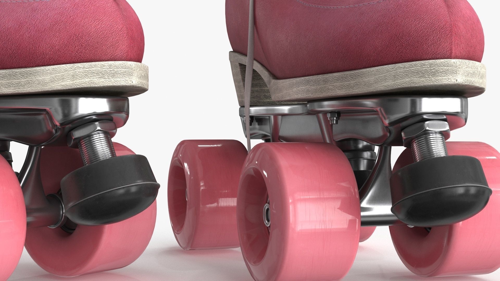 Roller Skates 3D model Low-poly 3D model_4