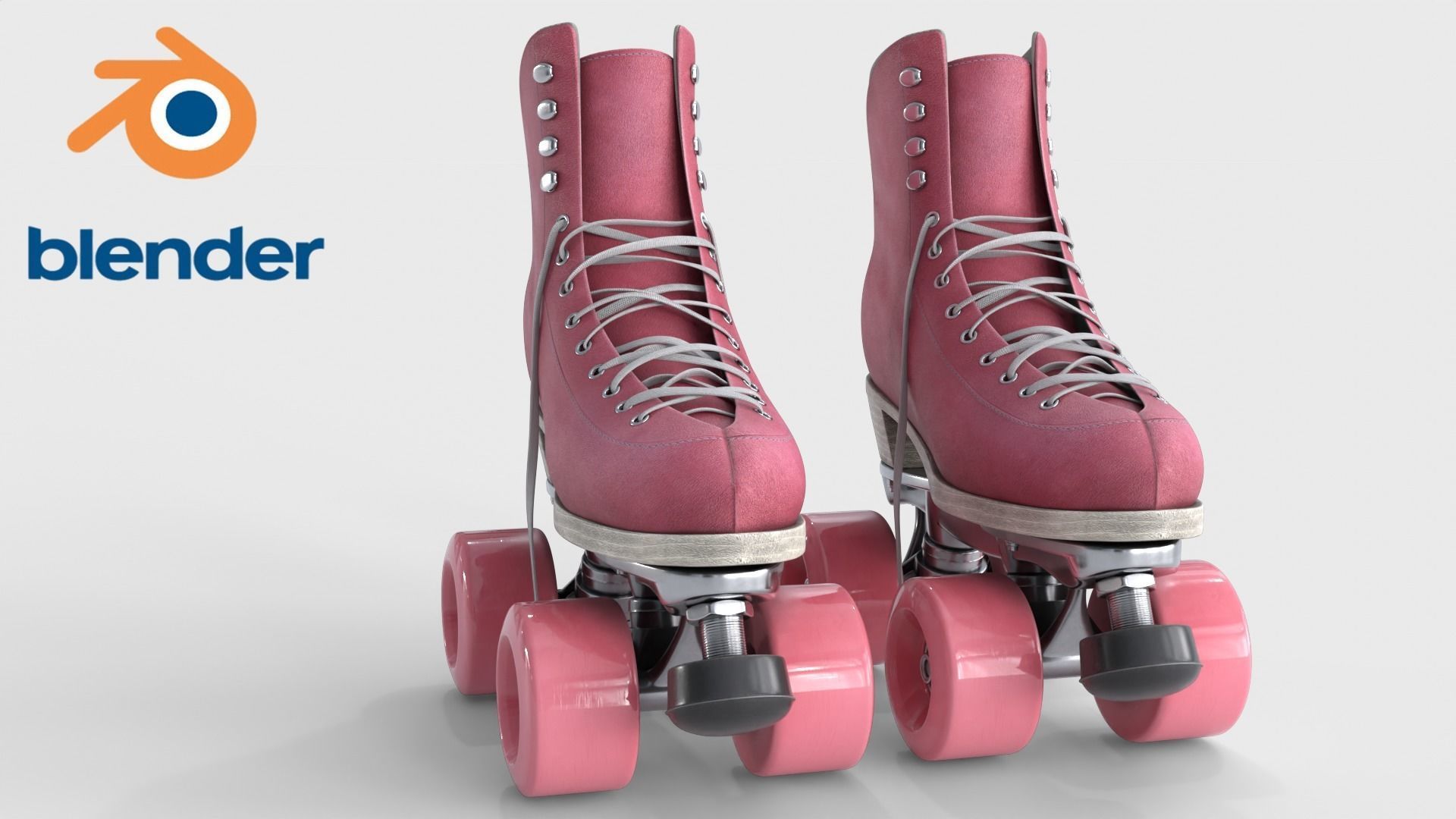 Roller Skates 3D model Low-poly 3D model_8