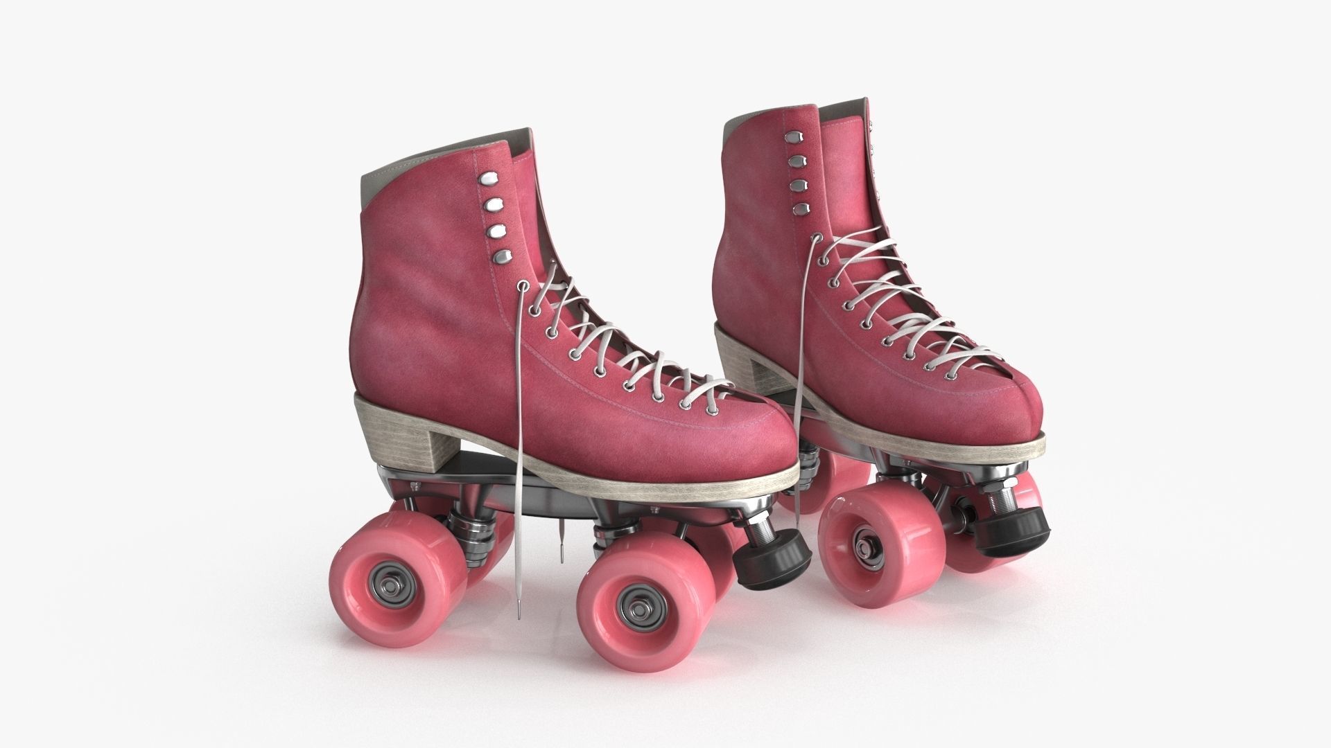 Roller Skates 3D model Low-poly 3D model_14