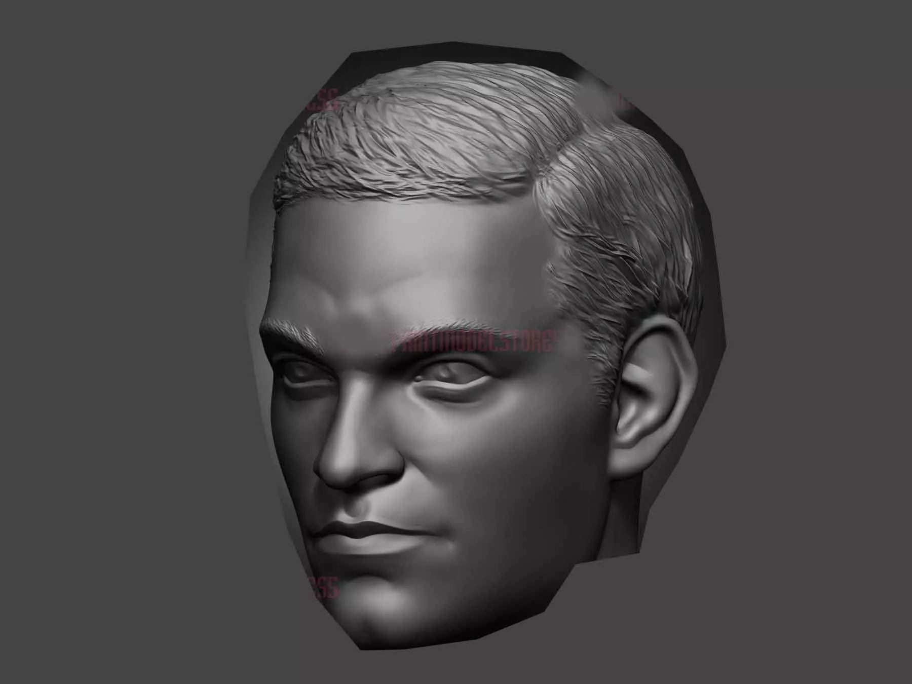 Tobey Maguire Head Sculpt for Custom Action Figures 3D print model_0