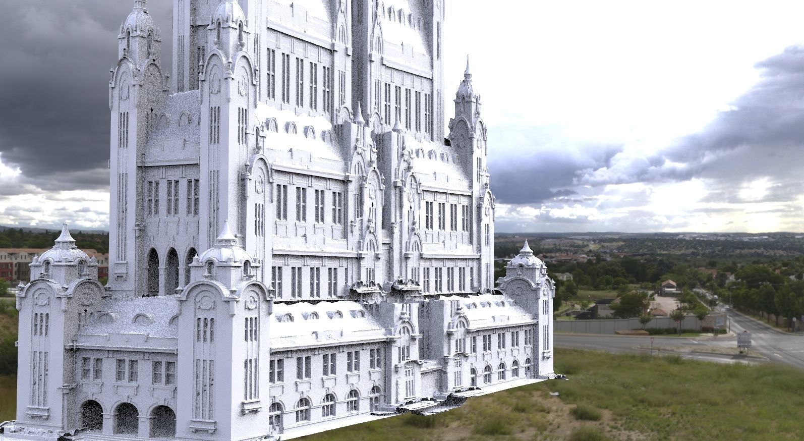 Fantasy Counselors chambers 3D model_1