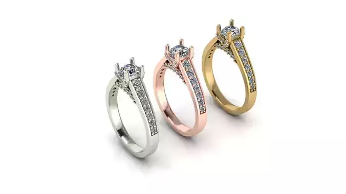 Special designed women solitaire ring
