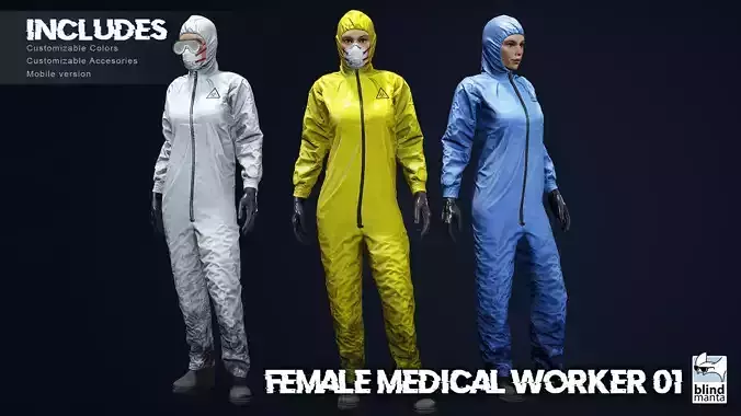 Female Medical Worker 01
