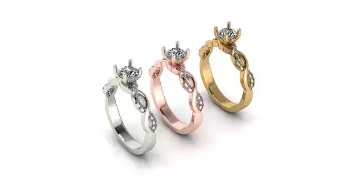 Special designed women solitaire ring