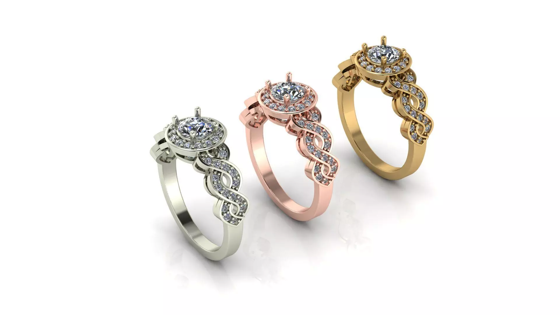 Special designed women ring 3D print model_0