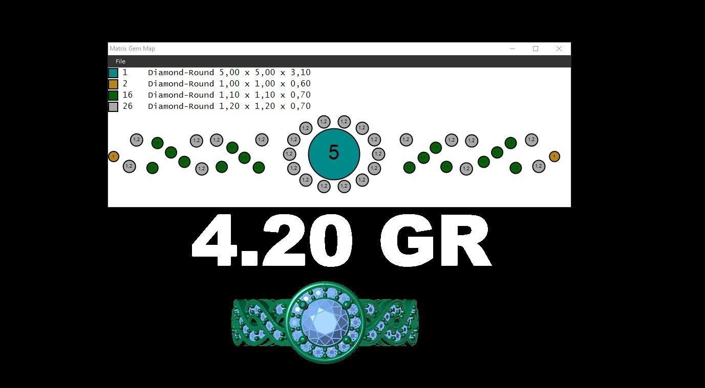 Special designed women ring 3D print model_1