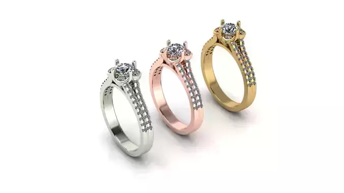 Special designed women solitaire ring