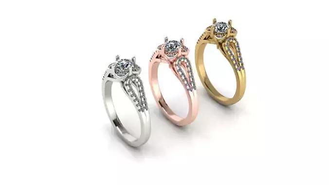 Special designed women solitaire ring