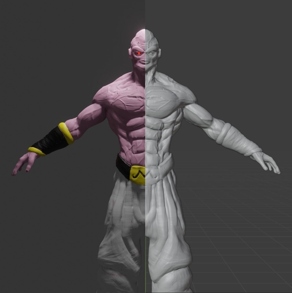 Majin Buu  Free 3D model_3