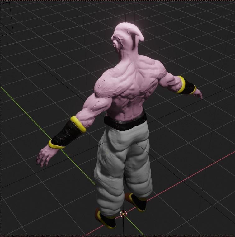 Majin Buu  Free 3D model_2