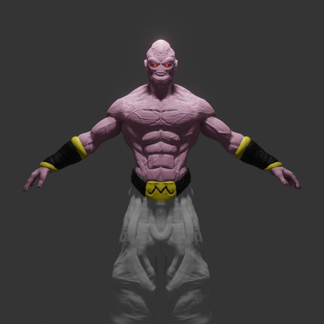 Majin Buu  Free 3D model_4