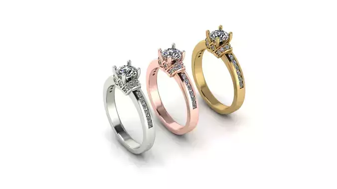 Special designed women solitaire ring
