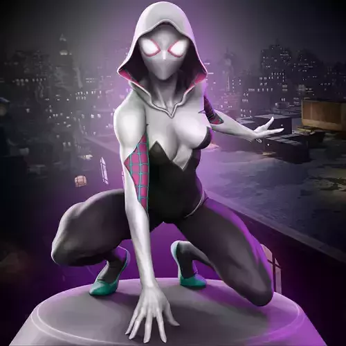 Spider Gwen - Spider Man 3D print model