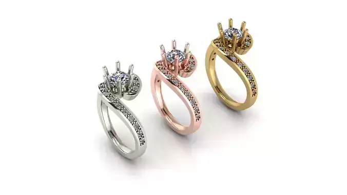 Special designed women solitaire ring