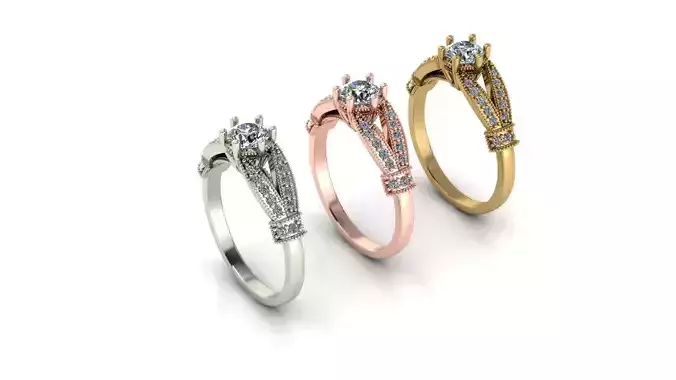 Special designed women solitaire ring