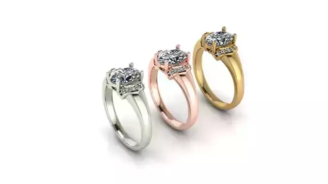 Special designed women solitaire ring
