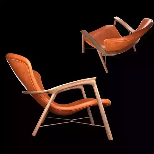 Silhouette Armchair 3D model