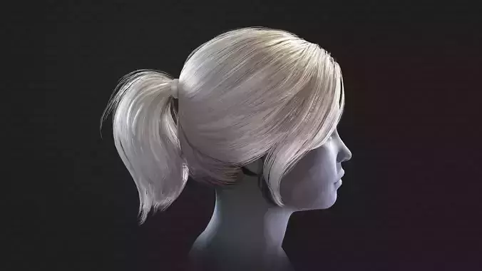 Real-time ponytail