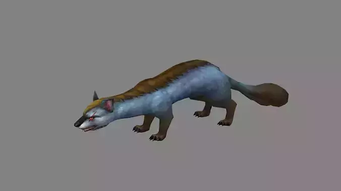 Cartoon weasel