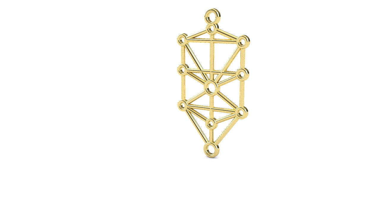 Klipod tree amulet 3D print model_4