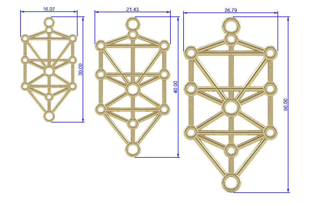 Klipod tree amulet 3D print model_1