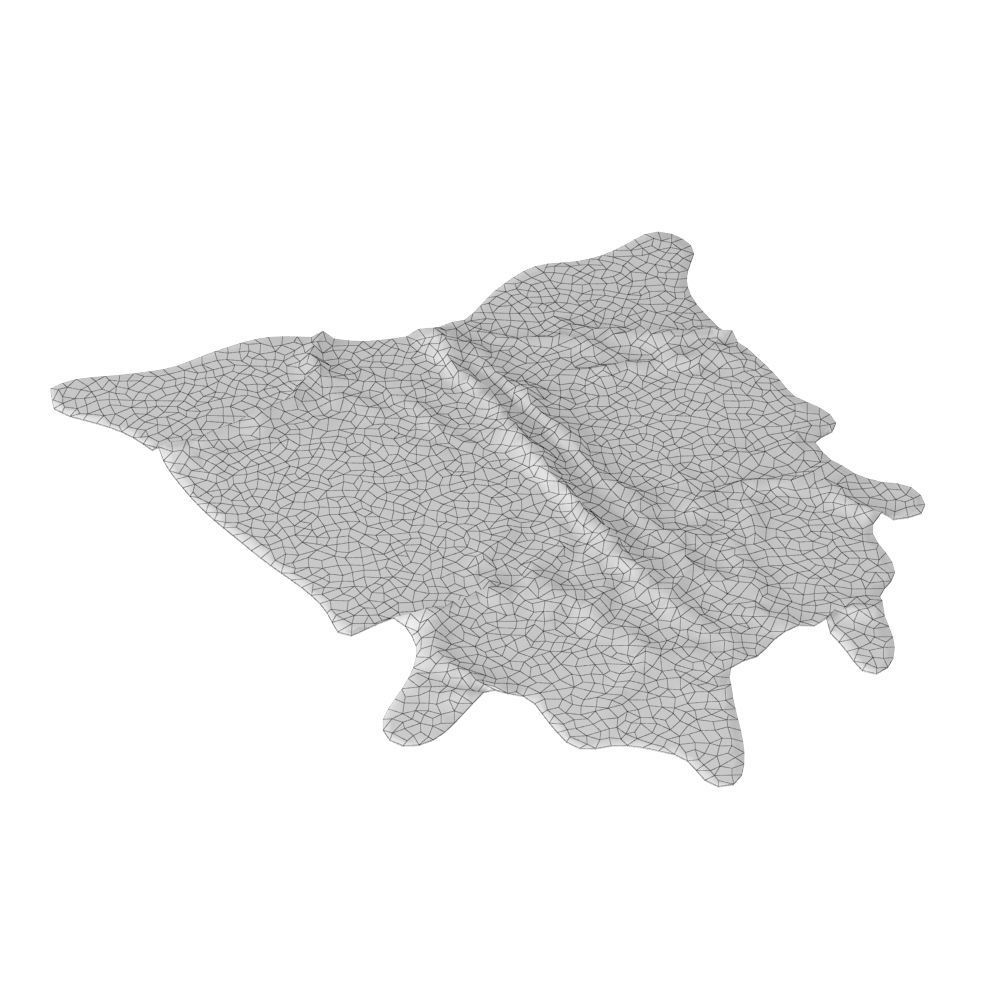 Animal skin rug 08 3D model_5