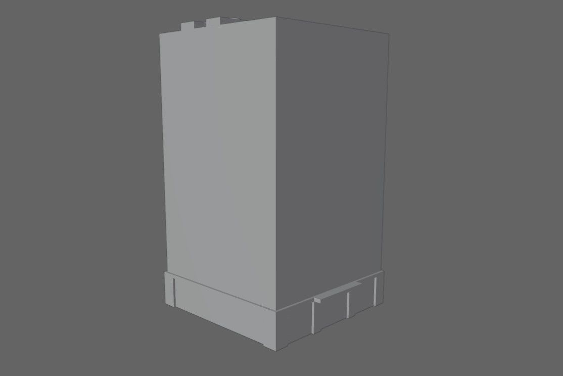 Building - Skyscraper - Predio Low-poly 3D model_17