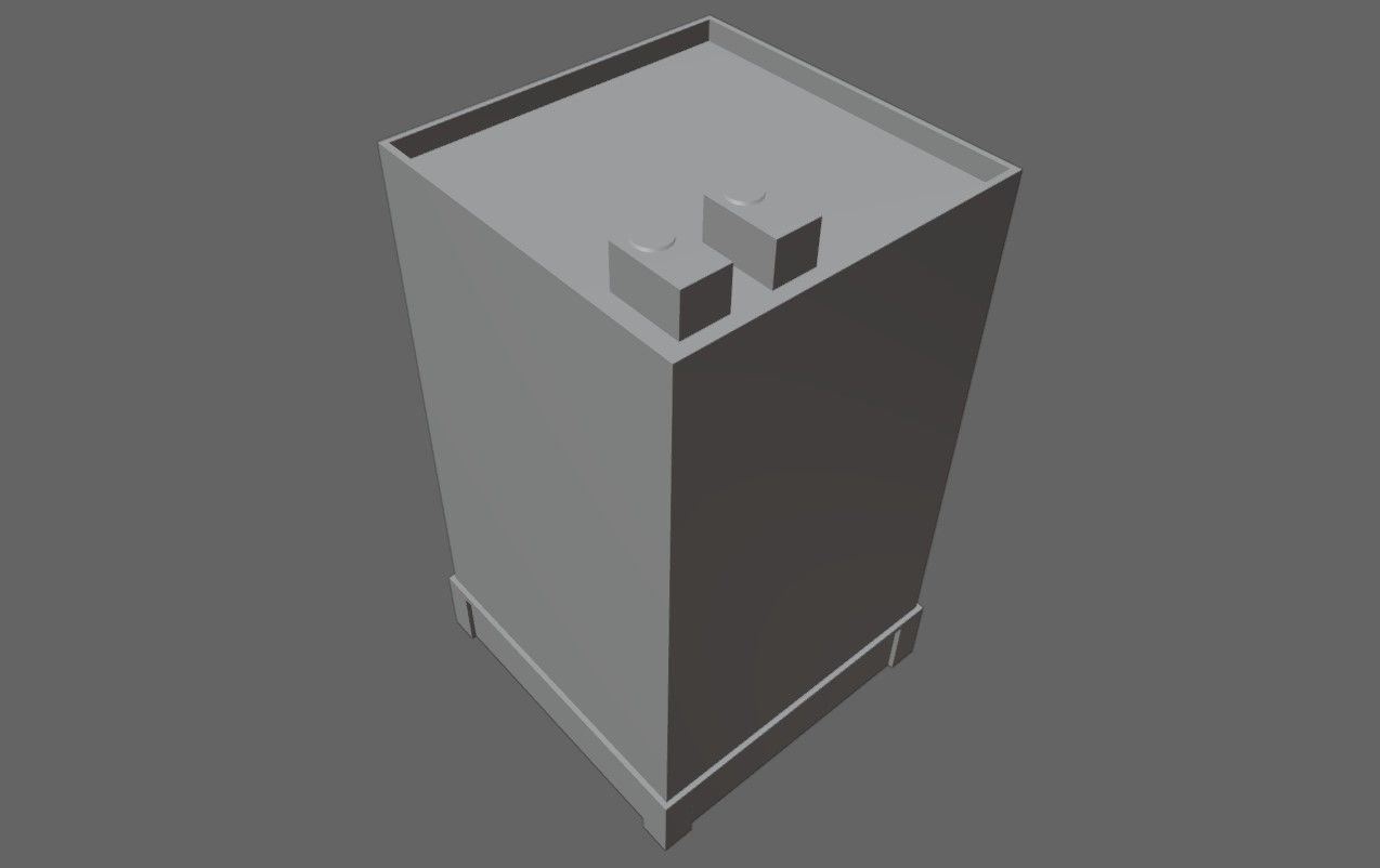 Building - Skyscraper - Predio Low-poly 3D model_15