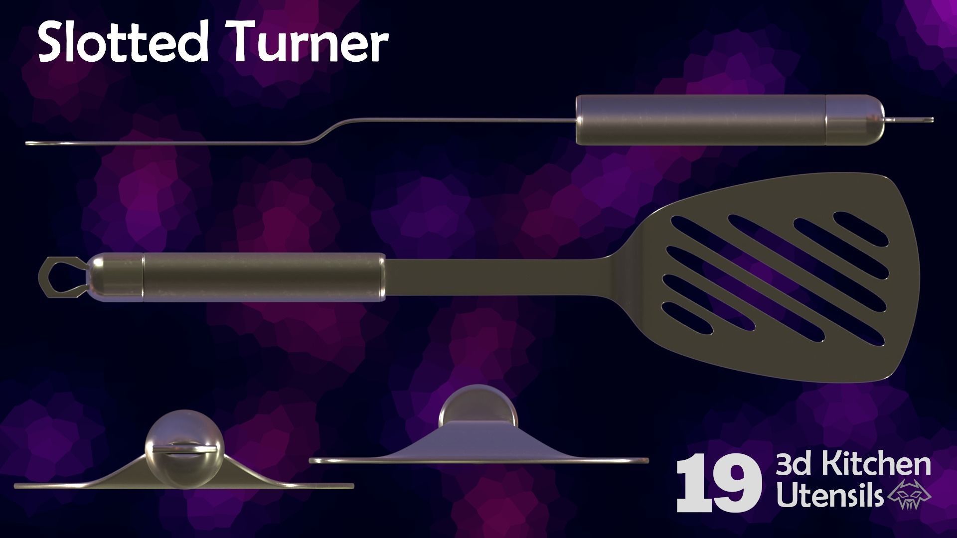 House Hold Series - 19 3d  Kitchen Utensils - Full Set 3D Model Collection_25