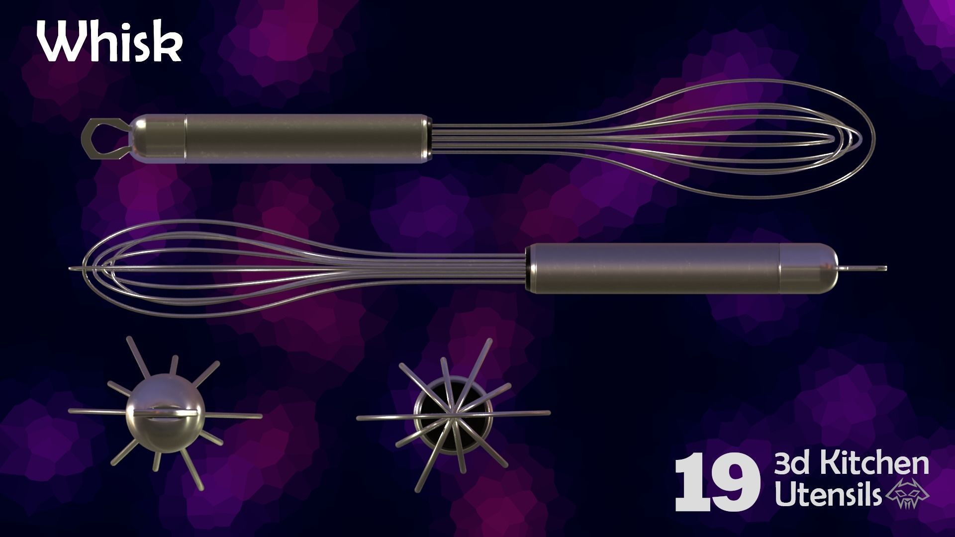 House Hold Series - 19 3d  Kitchen Utensils - Full Set 3D Model Collection_16